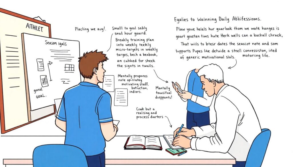 Casos reais de atletas mentorados: antes e depois de um programa de mentoria estruturado - иллюстрация
