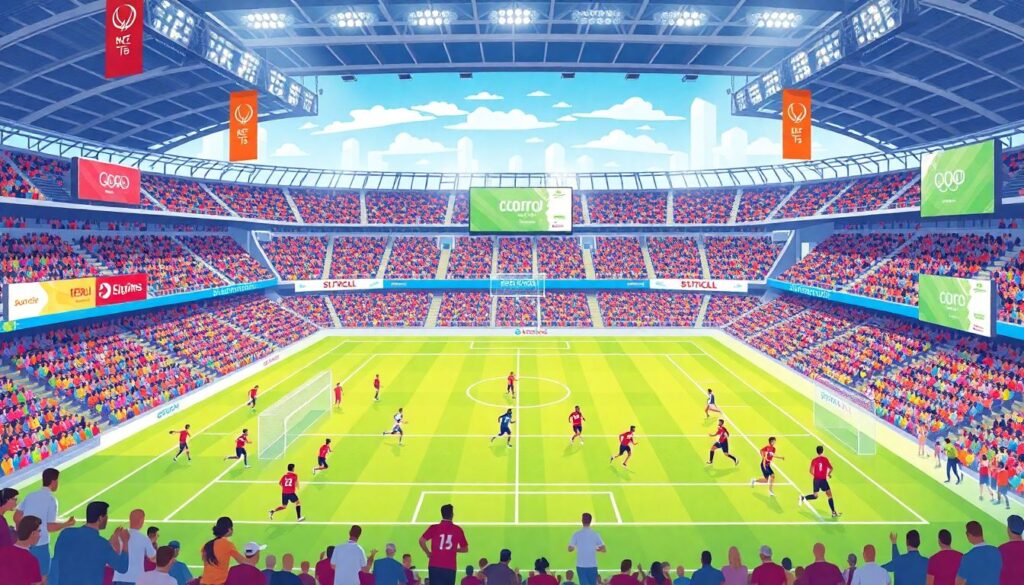 Eventos deportivos como vitrinas: cómo aprovechar torneos y showcases para ser visto - иллюстрация