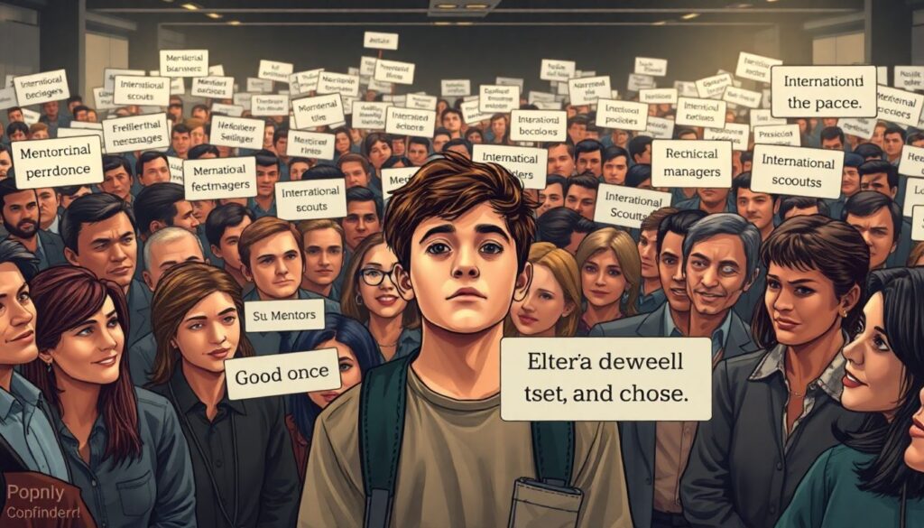 Cómo construir un plan de desarrollo de carrera para futbolistas de 15 a 21 años - иллюстрация