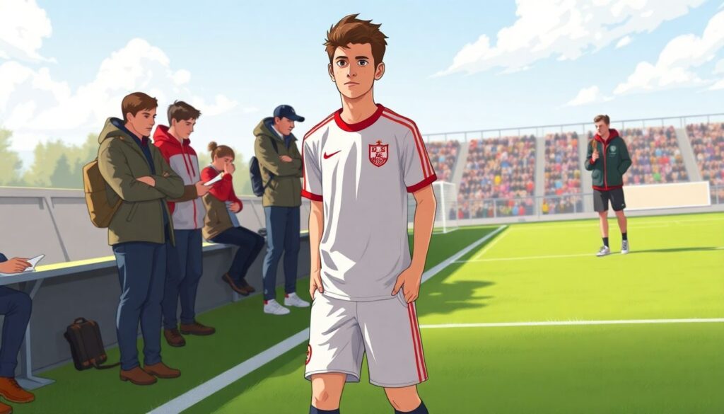 Eventos deportivos como vitrina para jugadores desconocidos: cómo prepararse para ser descubierto - иллюстрация