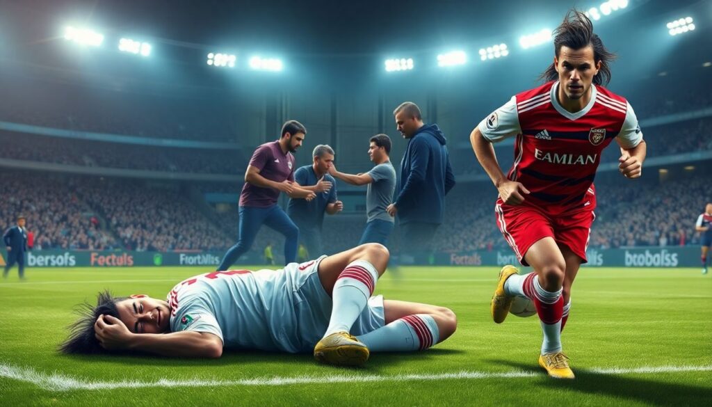 Historias inspiradoras de futbolistas que renacieron tras una grave lesión - иллюстрация