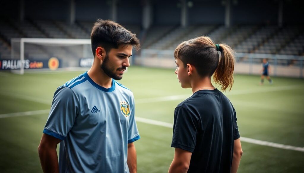 Cómo la mentoria personalizada puede transformar la carrera de um jovem jogador de fútbol - иллюстрация