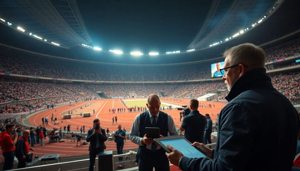 Os bastidores de um grande evento esportivo: organização, pressão e aprendizado para atletas - иллюстрация