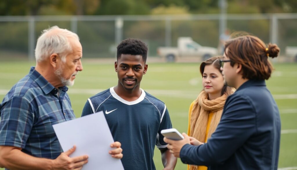 De la base al profesional: historias reales de futbolistas que triunfaron gracias a la mentoría - иллюстрация