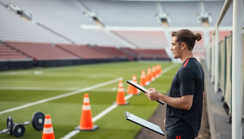 Cómo estructurar una semana ideal de entrenamiento físico y mental para futbolistas - иллюстрация