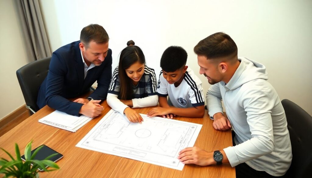 El rol del mentor en la relación entre jugador, familia y representante - иллюстрация