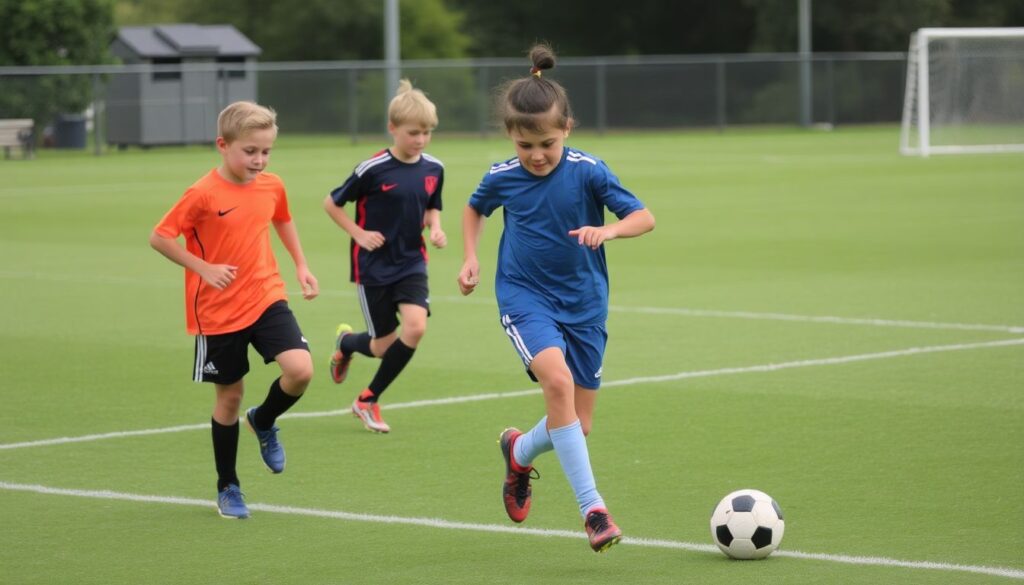 La influencia de grandes eventos esportivos (Mundial, Champions, Libertadores) en la formación de jóvenes atletas - иллюстрация