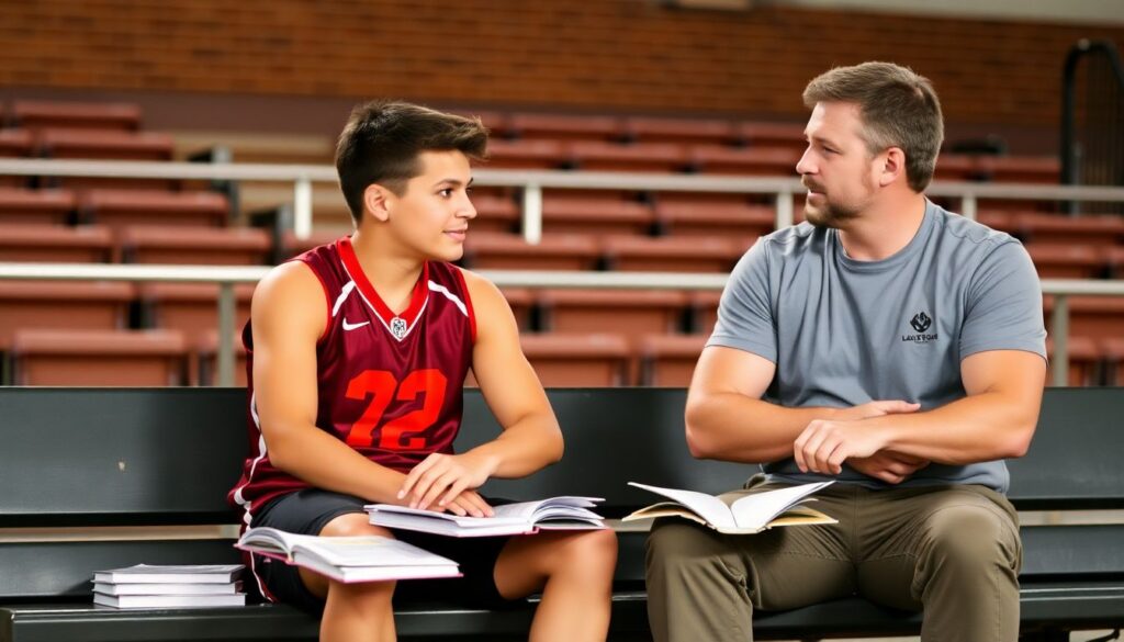 Mentoria en fútbol para padres de jóvenes atletas: cómo apoyar sin presionar en exceso - иллюстрация