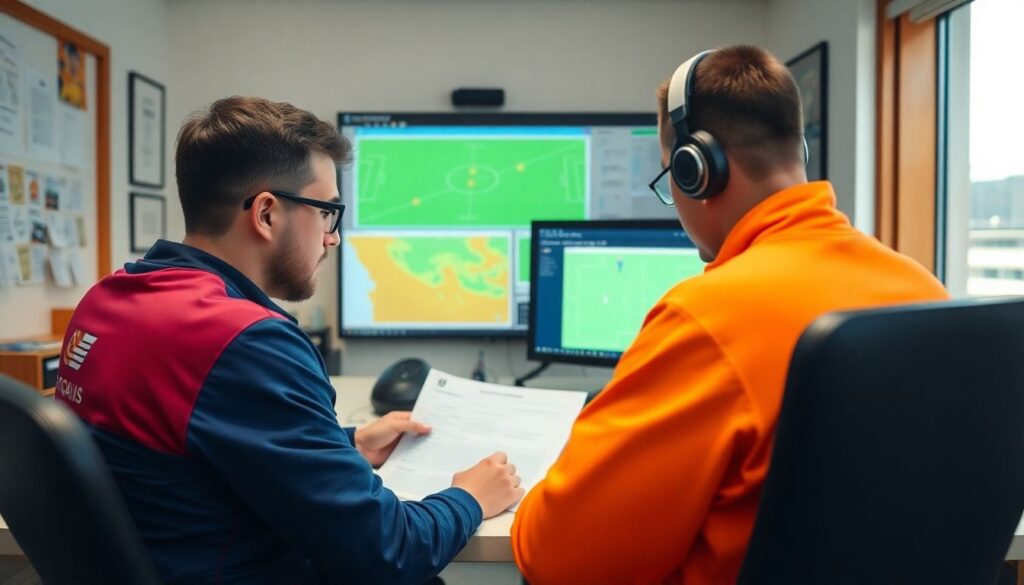 Cómo usar videos y datos para hacer uma análise de partidas realmente profesional - иллюстрация