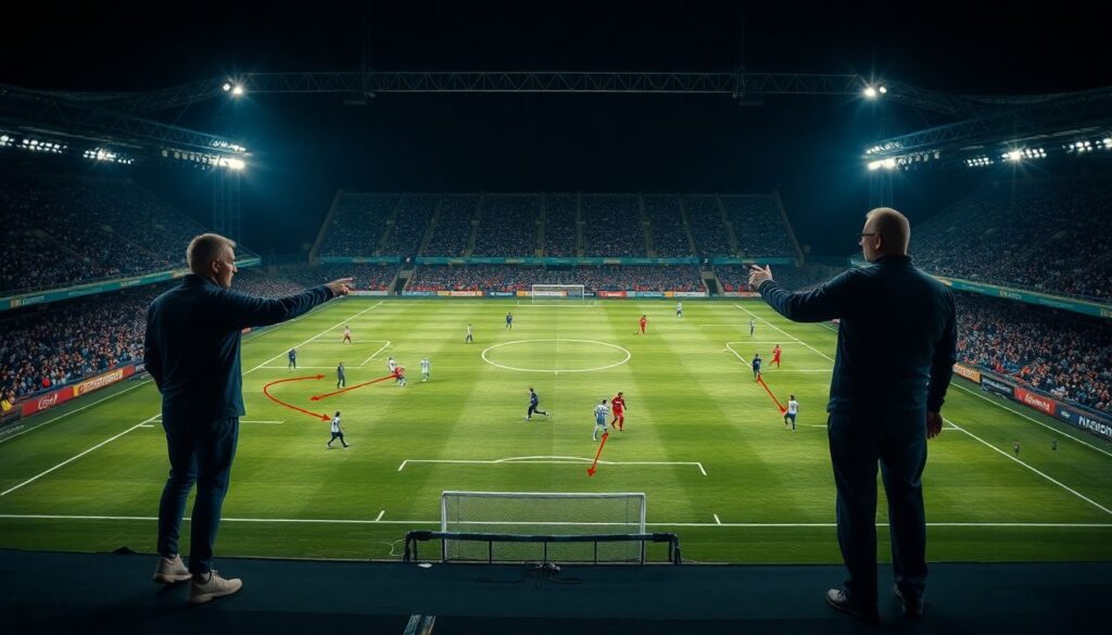 Análisis de un partido histórico: decisiones tácticas que cambiaron el rumbo del juego - иллюстрация