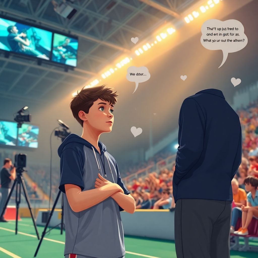 How to prepare a young athlete for their first big televised competition