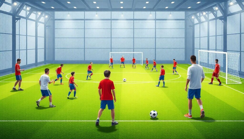 Cómo una buena mentoria en fútbol puede transformar la carrera de um jovem atleta - иллюстрация