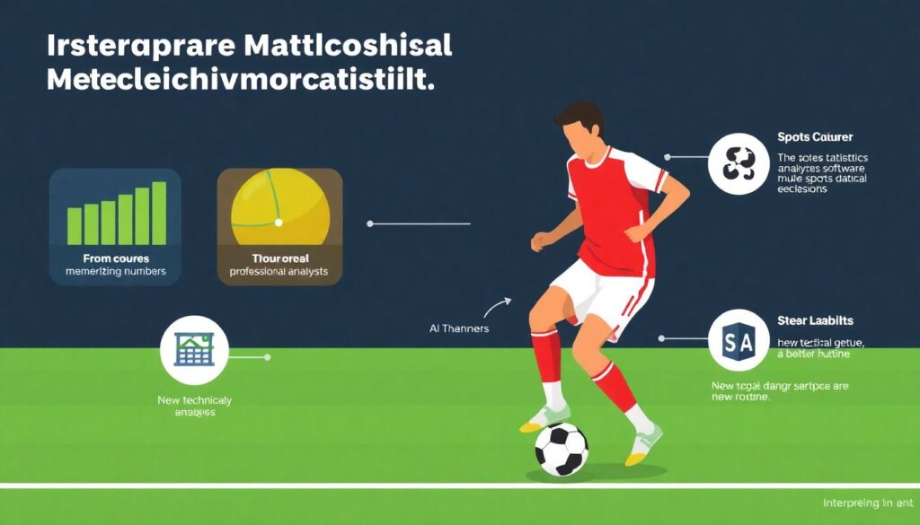 Cómo interpretar estadísticas de un partido para mejorar el rendimiento individual - иллюстрация