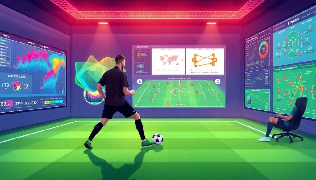 Cómo interpretar estadísticas de un partido para mejorar el rendimiento individual - иллюстрация