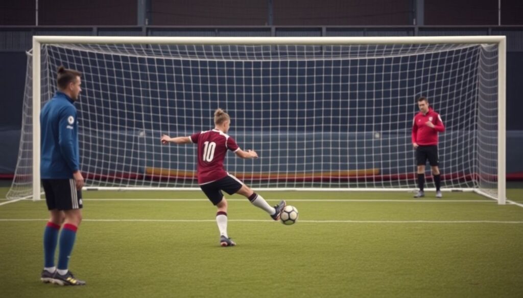 La presión de los resultados: estrategias mentales para enfrentar finales y decisiones por penales - иллюстрация