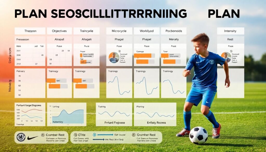 Cómo planificar la temporada de un joven futbolista: objetivos, cargas y descanso - иллюстрация