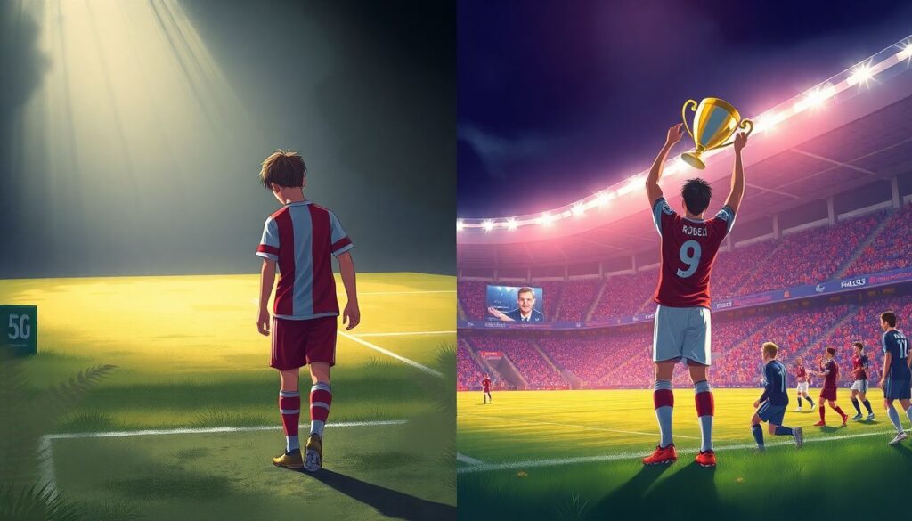 Historias inspiradoras de jugadores que triunfaron tras ser descartados por clubes de base - иллюстрация