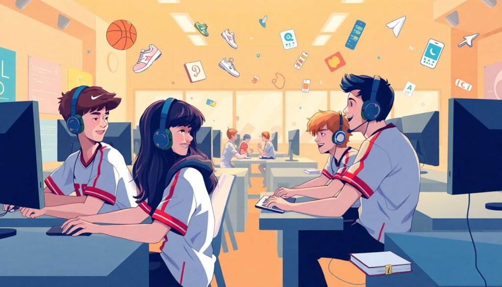 El impacto de los eventos esportivos en la formación de carácter de los adolescentes - иллюстрация