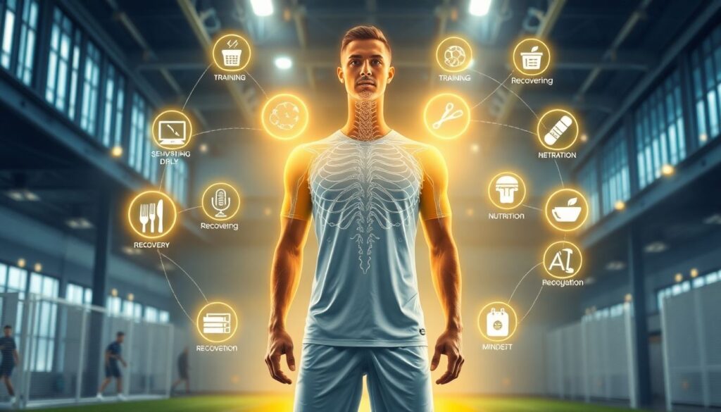 La mentalidad ganadora: hábitos diarios de futbolistas de élite que cualquier jugador puede adoptar - иллюстрация