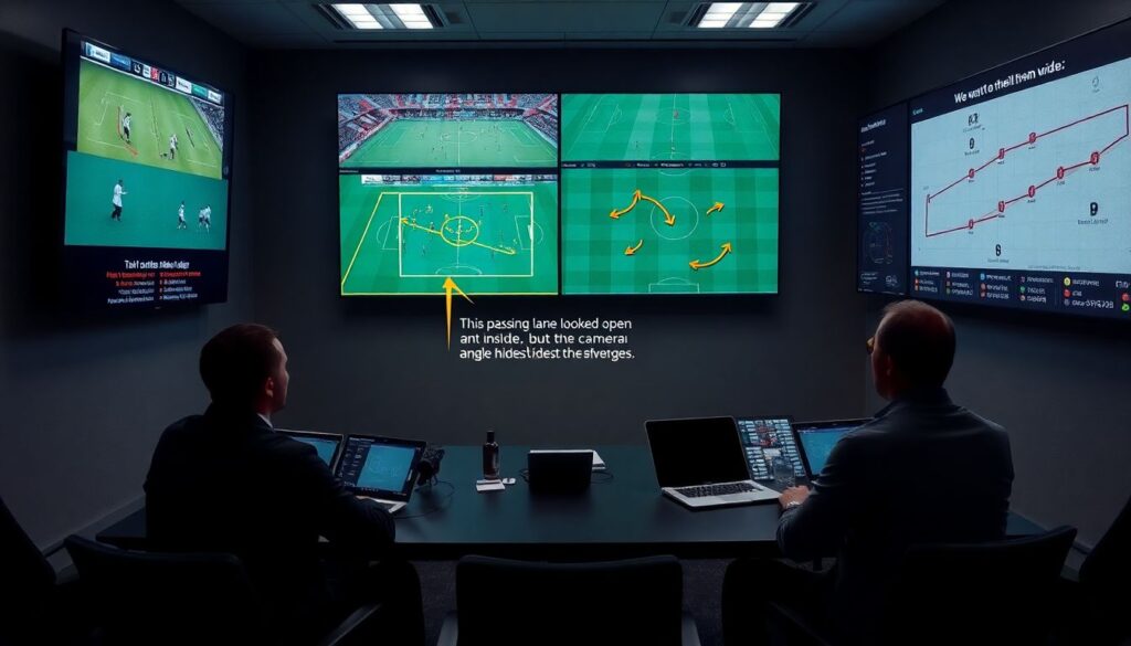 Cómo usar datos y estadísticas en el análisis de partidos sin perder la visión humana y contextual del juego - иллюстрация