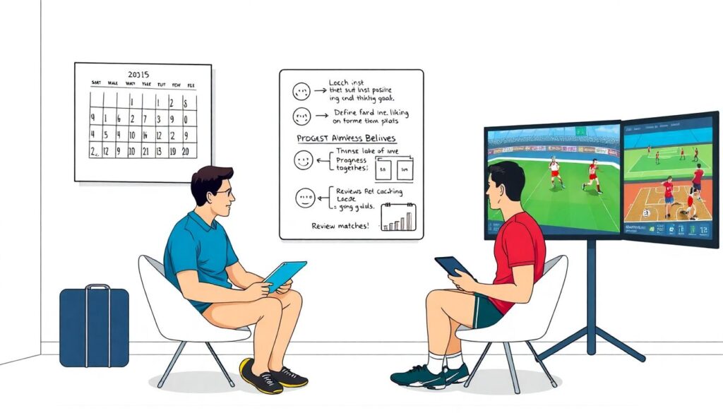 Errores mentales más comunes en jugadores amadores y cómo corregirlos con entrenamiento psicológico - иллюстрация