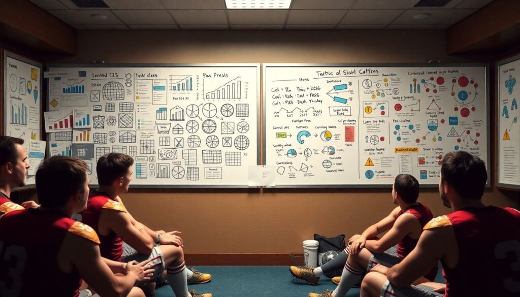 La importancia del análisis de datos en la evaluación de rendimiento después de cada partido - иллюстрация