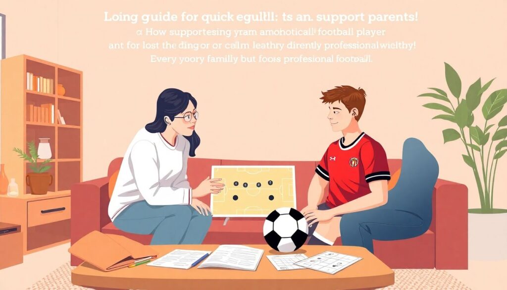 El papel de la familia en el desarrollo de un futbolista: consejos desde la mentoria - иллюстрация