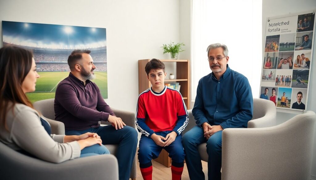 El papel de la familia en el desarrollo de un futbolista: consejos desde la mentoria - иллюстрация