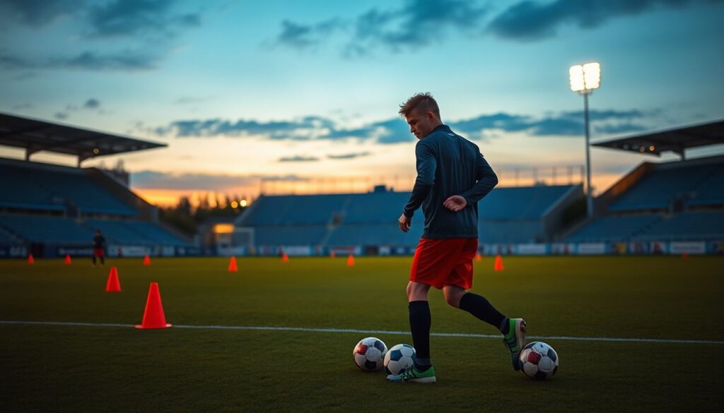 Cómo una mentoria personalizada puede transformar la carrera de um jovem jogador de futebol - иллюстрация