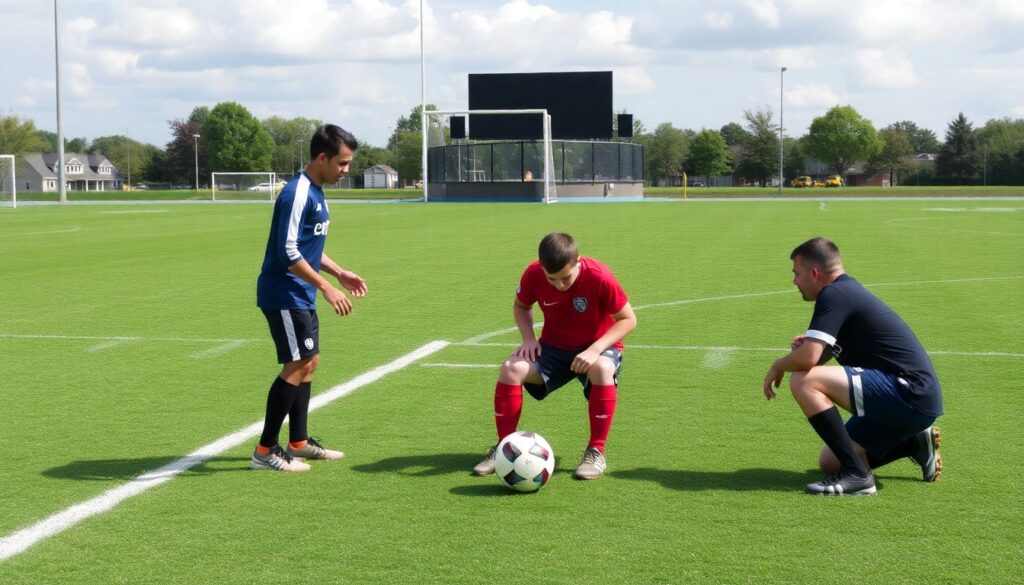 Cómo una mentoria personalizada puede transformar la carrera de um jovem jogador de futebol - иллюстрация