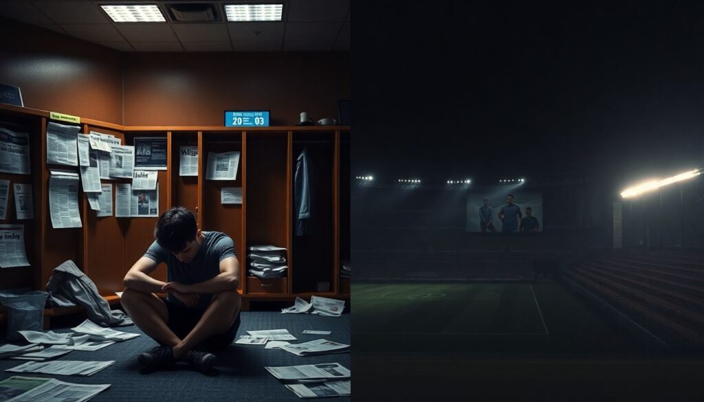 El impacto de la presión mediática en los jugadores jóvenes y cómo gestionarla con mentoria adecuada - иллюстрация