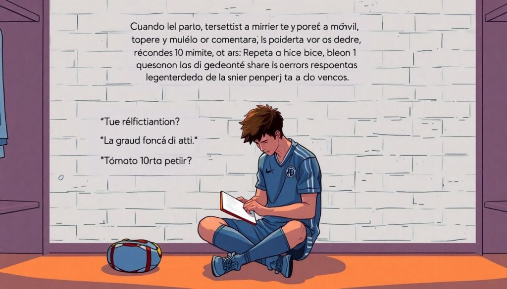 Claves para evaluar tu propio rendimiento después de cada partido, incluso sin estadísticas oficiales - иллюстрация