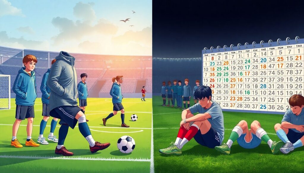 Errores más comunes en la formación de futbolistas jóvenes y cómo evitarlos - иллюстрация