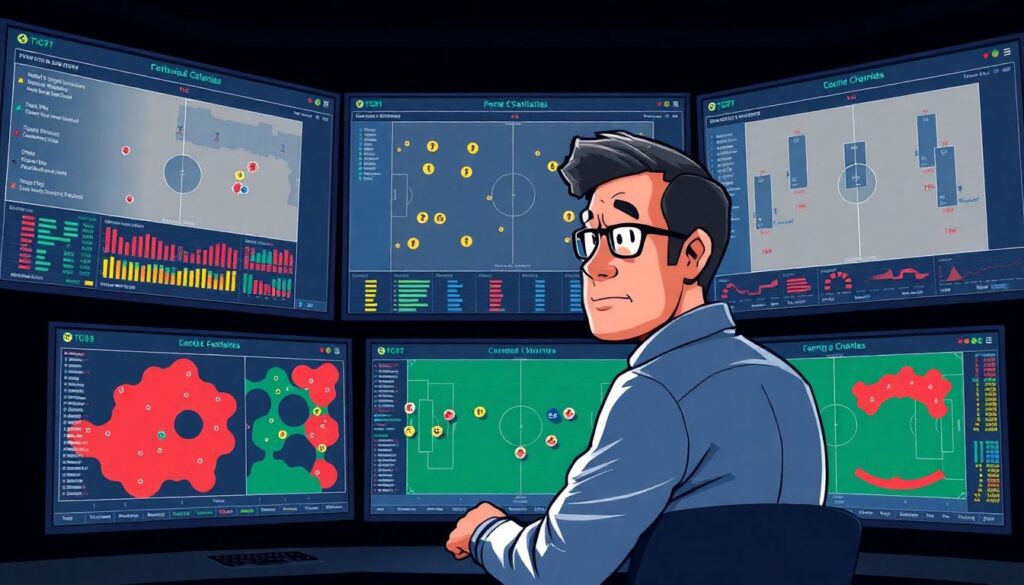 Claves para leer las estadísticas de un partido y convertir datos en decisiones tácticas - иллюстрация