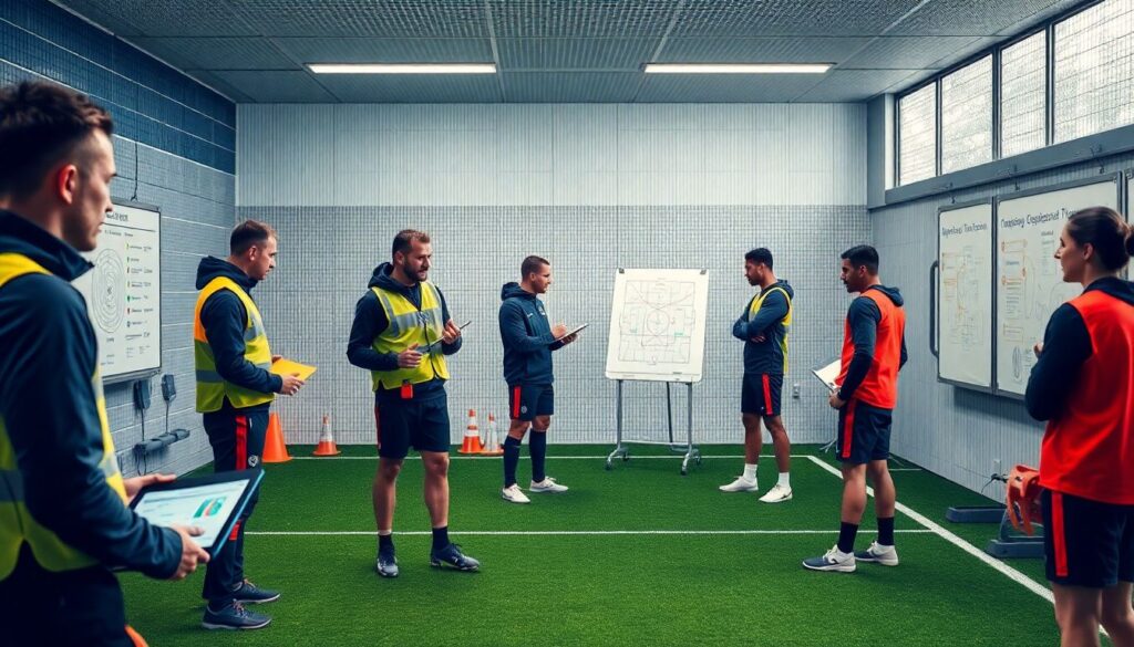 Cómo organizar un plan anual de entrenamiento físico y mental para futbolistas - иллюстрация