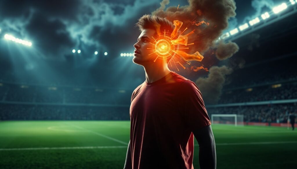 Gestión de la presión: técnicas mentales usadas por grandes estrellas del fútbol - иллюстрация