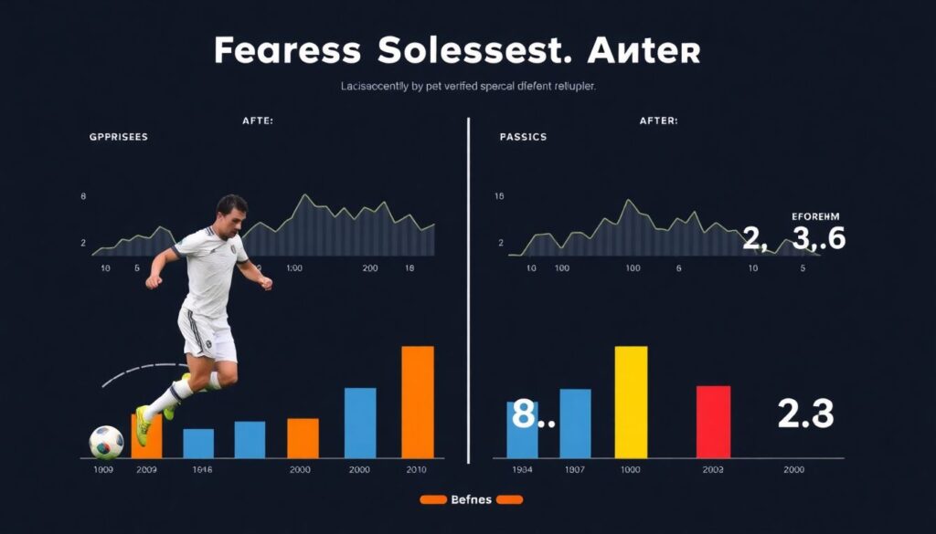 Casos reales de mentoria en fútbol: antes y después de trabajar con un mentor - иллюстрация
