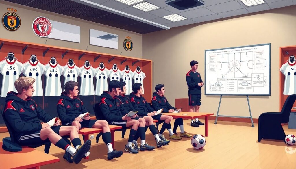 Cómo construir liderazgo dentro del vestuario: rol del capitán y del mentor - иллюстрация