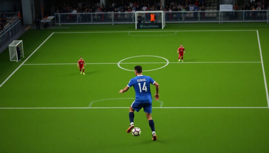 Tendencias actuales en el fútbol moderno: intensidad, versatilidad y inteligencia de juego - иллюстрация