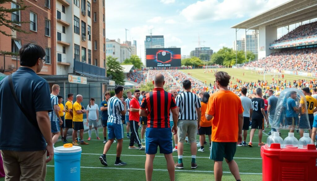 Qué puede aprender el fútbol base de la organización de grandes eventos esportivos - иллюстрация