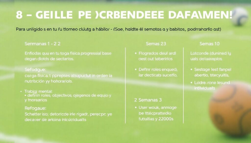 Cómo preparar a un equipo física y mentalmente para torneos de alto rendimiento - иллюстрация