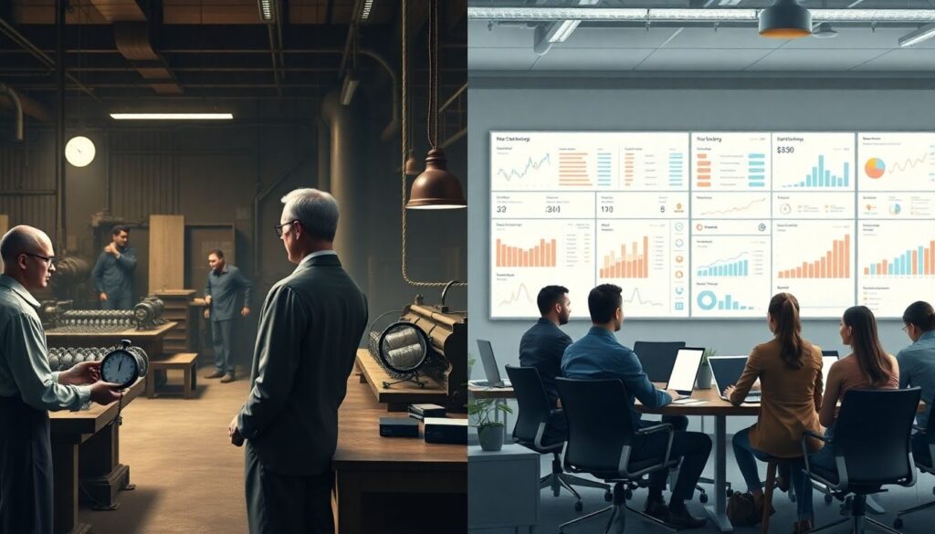 La importancia del análisis de resultados para mejorar el rendimiento colectivo - иллюстрация