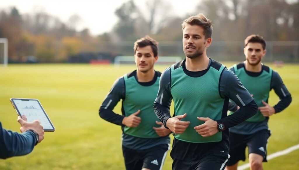 El impacto de las nuevas tecnologías en el análisis de rendimiento en el fútbol moderno - иллюстрация