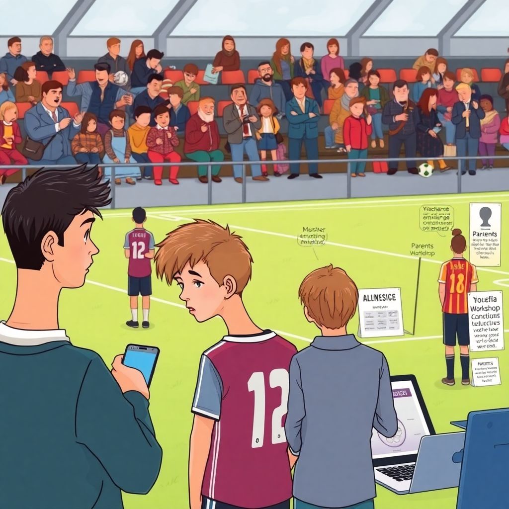 Managing family, agent and media pressure in youth football