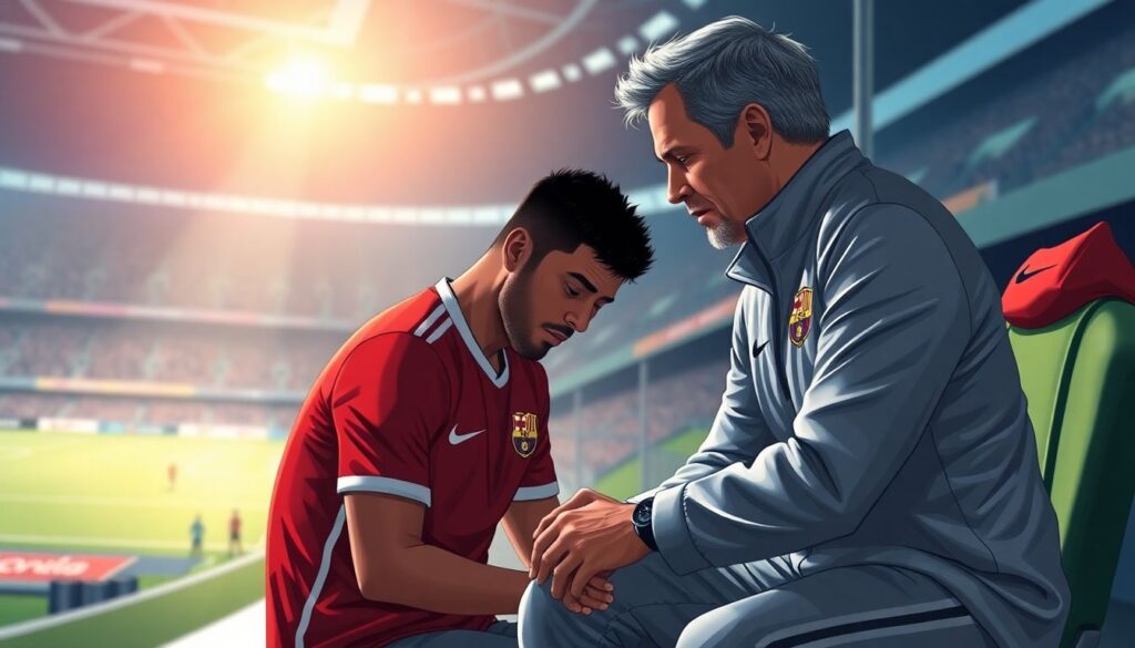 Historias reales de mentoria que cambiaron el rumbo de una carrera en el fútbol - иллюстрация