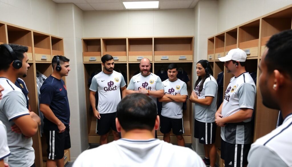 Cómo construir liderazgo dentro del vestuario: rol del capitão y del mentor - иллюстрация