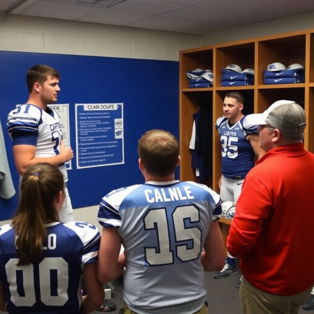 Building leadership in the locker room through the role of captain and mentor