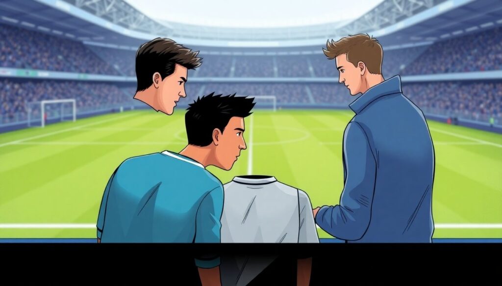 Historias inspiradoras de jugadores que resgataron su carrera gracias a un mentor - иллюстрация