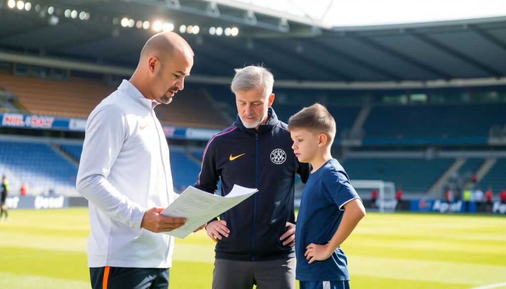 Cómo crear un plan de desarrollo individual para un futbolista a largo plazo - иллюстрация