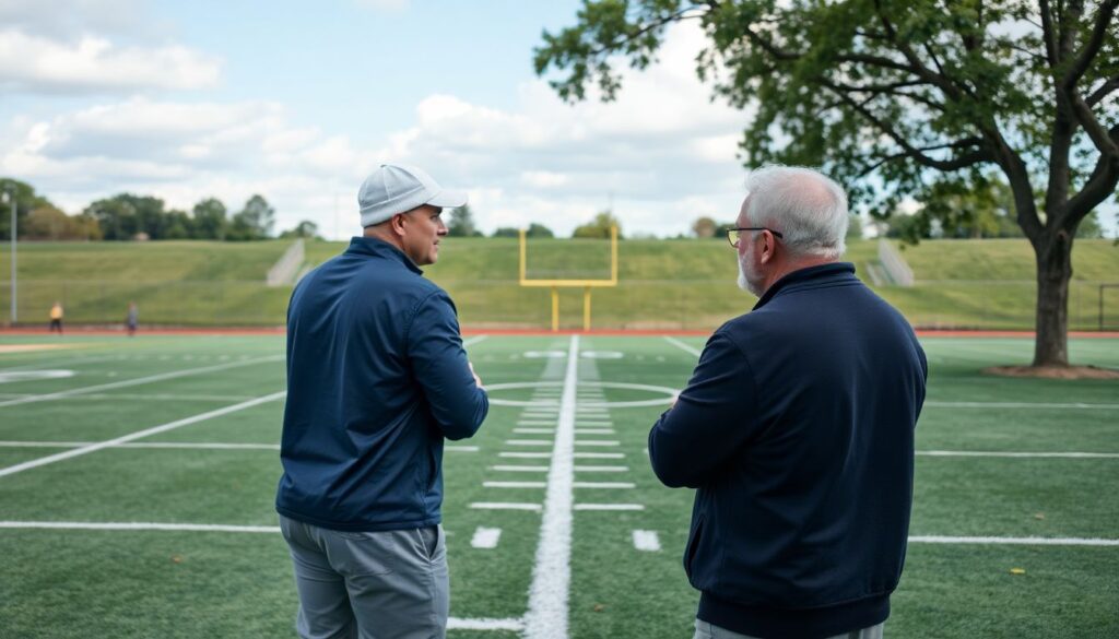 Mentoria em futebol: diferencias entre un buen entrenador y un verdadero mentor - иллюстрация